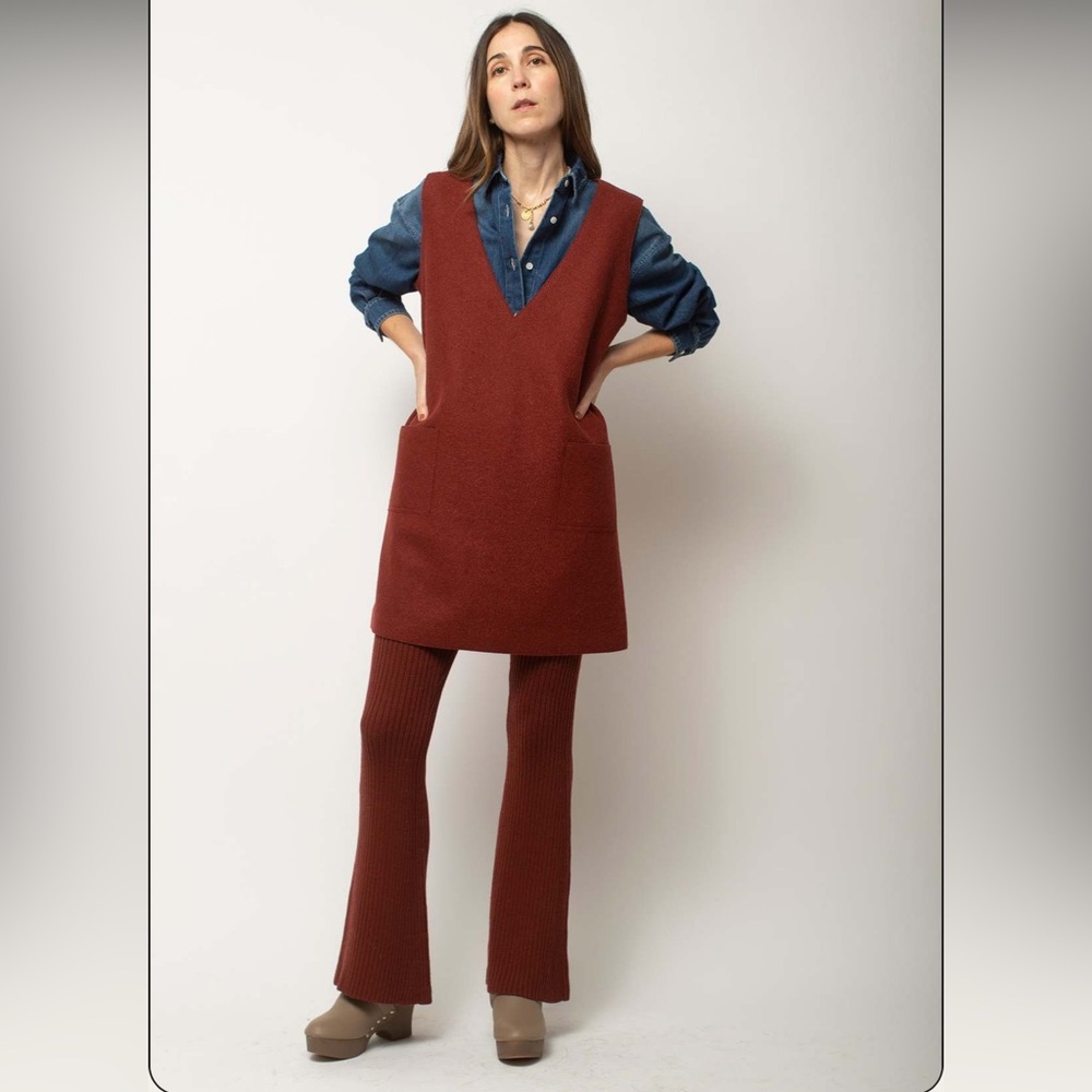Misha And Puff Rust Dress - Picture 2 of 10